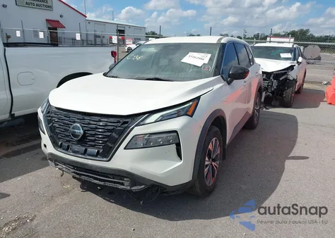 2021 Nissan Rogue Sv Fwd из США, поврежденный, VIN 5N1AT3BA6MC745208